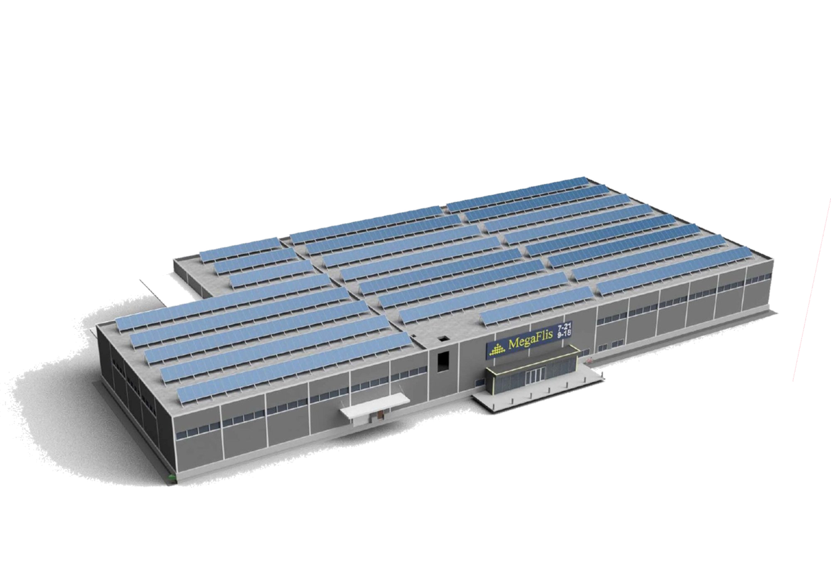 Byggmax — 458 solcellepaneler